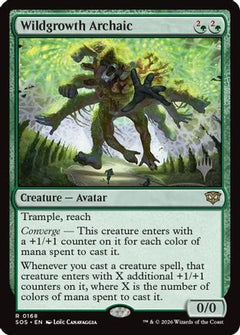 Wildgrowth Archaic (168) [Promo Pack: Secrets of Strixhaven] - Deck Out Gaming