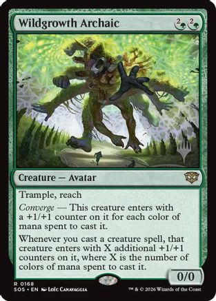 Wildgrowth Archaic (168) [Promo Pack: Secrets of Strixhaven] - Deck Out Gaming