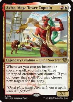 Aziza, Mage Tower Captain (174) [Promo Pack: Secrets of Strixhaven] - Deck Out Gaming