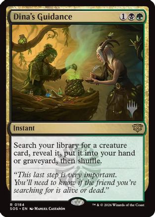 Dina's Guidance (184) [Promo Pack: Secrets of Strixhaven] - Deck Out Gaming