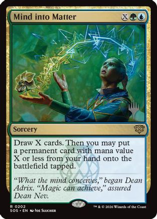 Mind into Matter (202) [Promo Pack: Secrets of Strixhaven] - Deck Out Gaming