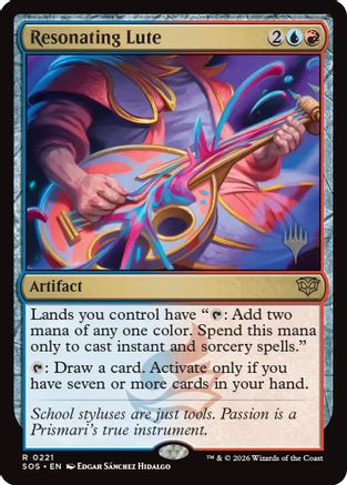 Resonating Lute (221) [Promo Pack: Secrets of Strixhaven] foil - Deck Out Gaming