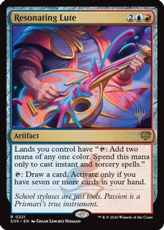 Resonating Lute (221) [Promo Pack: Secrets of Strixhaven] foil - Deck Out Gaming