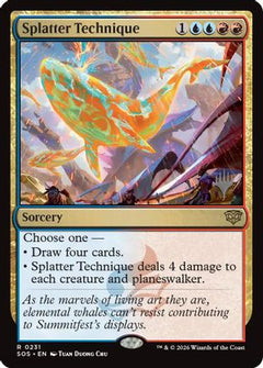 Splatter Technique (231) [Promo Pack: Secrets of Strixhaven] - Deck Out Gaming