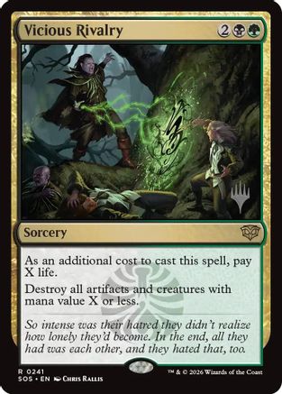 Vicious Rivalry (241) [Promo Pack: Secrets of Strixhaven] foil - Deck Out Gaming