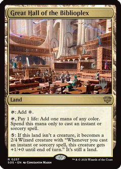 Great Hall of the Biblioplex (257) [Promo Pack: Secrets of Strixhaven] - Deck Out Gaming