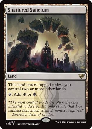 Shattered Sanctum (260) [Promo Pack: Secrets of Strixhaven] foil - Deck Out Gaming