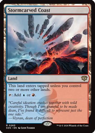 Stormcarved Coast (263) [Promo Pack: Secrets of Strixhaven] - Deck Out Gaming