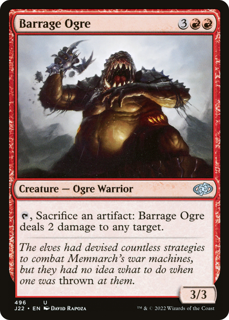 Barrage Ogre (496) [Jumpstart 2022] - Deck Out Gaming