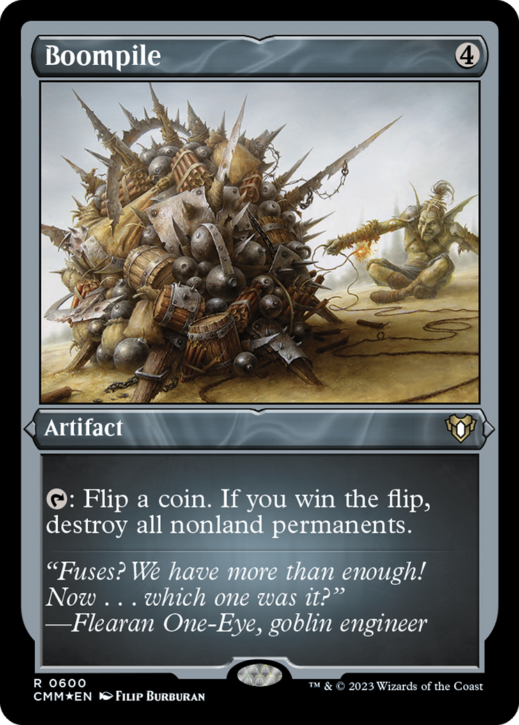 Boompile (600) [Commander Masters] etched - Deck Out Gaming