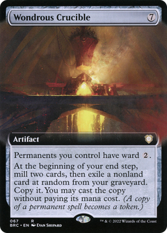 Wondrous Crucible (Extended Art) (67) [Commander: The Brothers' War] - Deck Out Gaming