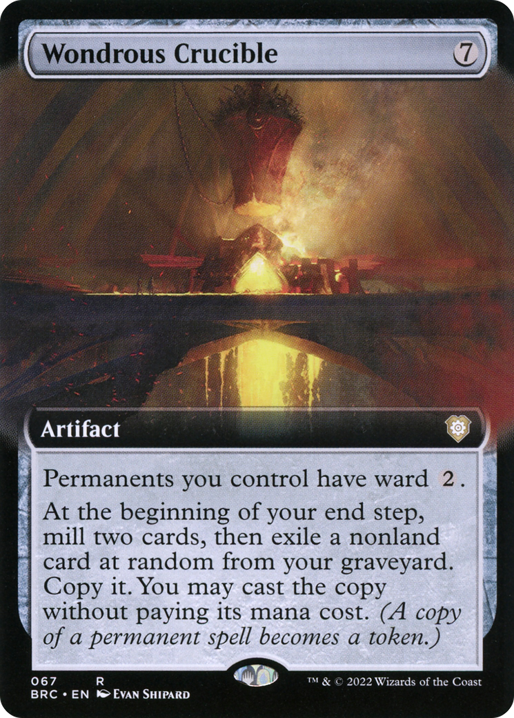 Wondrous Crucible (Extended Art) (67) [Commander: The Brothers' War] - Deck Out Gaming