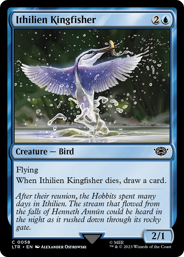 Ithilien Kingfisher (58) [The Lord of the Rings: Tales of Middle-earth] - Deck Out Gaming