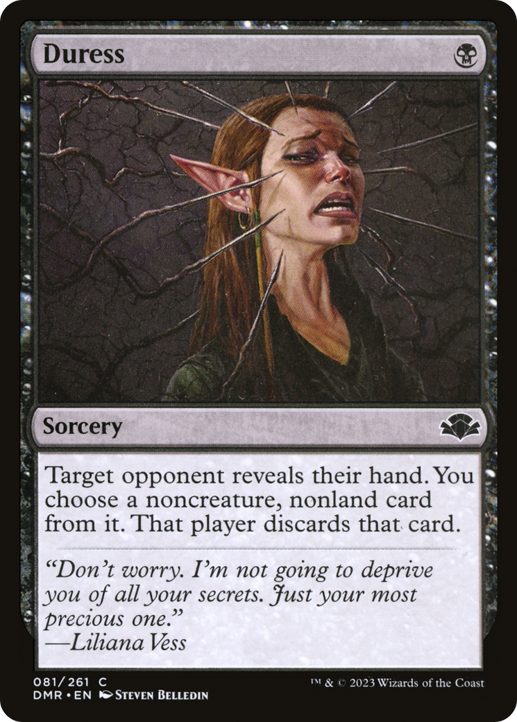 Duress (81) [Dominaria Remastered] - Deck Out Gaming