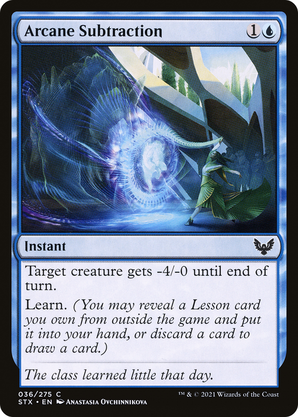Arcane Subtraction (36) [Strixhaven: School of Mages] - Deck Out Gaming