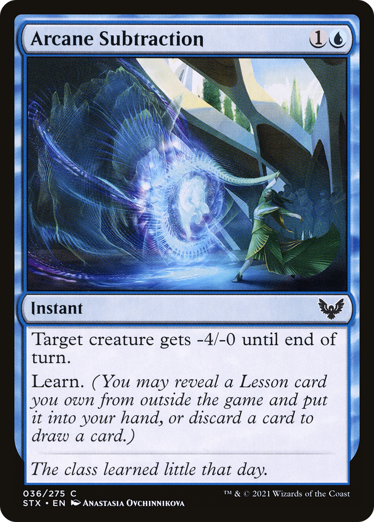 Arcane Subtraction (36) [Strixhaven: School of Mages] - Deck Out Gaming