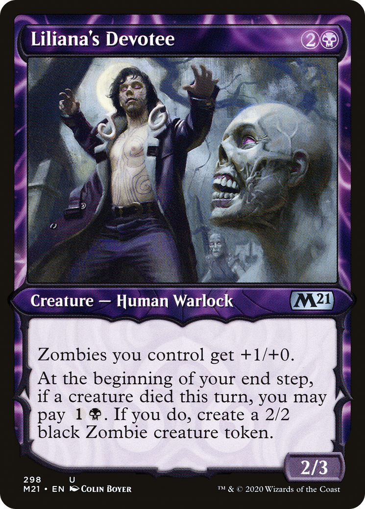 Liliana's Devotee (Showcase) (298) [Core Set 2021] - Deck Out Gaming