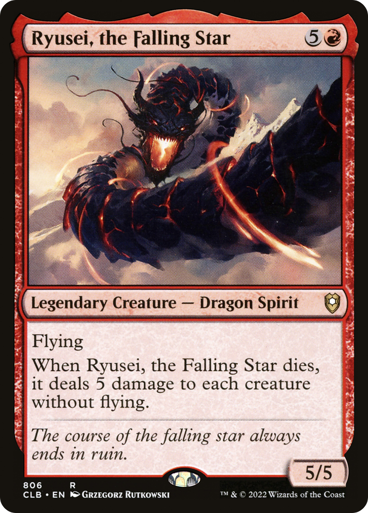 Ryusei, the Falling Star (806) [Commander Legends: Battle for Baldur's Gate] - Deck Out Gaming