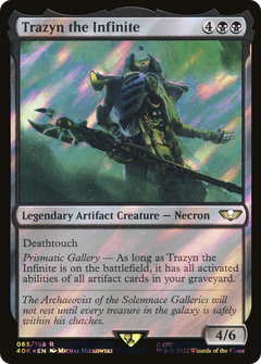 Trazyn the Infinite (Surge Foil) (65) [Warhammer 40,000 Commander] foil - Deck Out Gaming