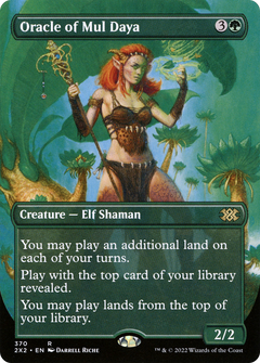 Oracle of Mul Daya (Borderless) (370) [Double Masters 2022] - Deck Out Gaming