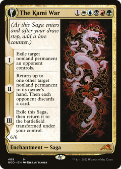The Kami War (Extended Art) (489) [Kamigawa: Neon Dynasty] foil - Deck Out Gaming