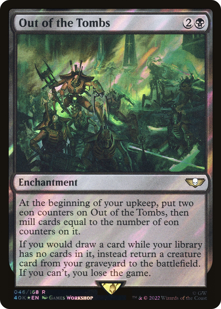 Out of the Tombs (Surge Foil) (46) [Warhammer 40,000 Commander] foil - Deck Out Gaming