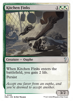 Kitchen Finks (White Border) (85) [Mystery Booster 2] - Deck Out Gaming