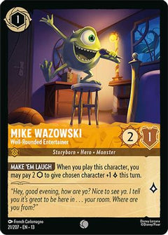 Mike Wazowski - Well-Rounded Entertainer (21/207) [Attack of the Vine] Cold Foil-1