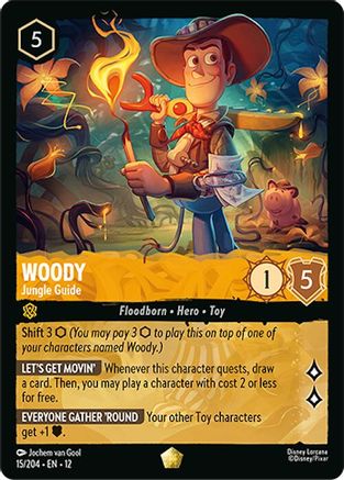 Woody - Jungle Guide (15/204) [Wilds Unknown] - Deck Out Gaming