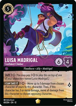 Luisa Madrigal - Confident Climber (60/204) [Wilds Unknown] Cold Foil - Deck Out Gaming