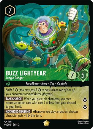 Buzz Lightyear - Jungle Ranger (91/204) [Wilds Unknown] - Deck Out Gaming