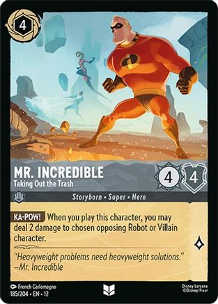 Mr. Incredible - Taking Out the Trash (185/204) [Wilds Unknown] - Deck Out Gaming