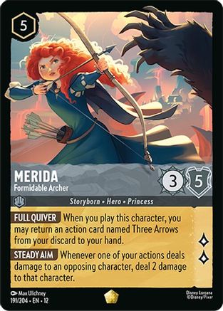 Merida - Formidable Archer (191/204) [Wilds Unknown] Cold Foil - Deck Out Gaming