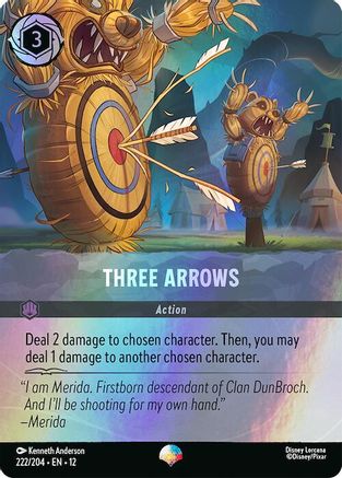 Three Arrows (Epic) (222/204) [Wilds Unknown] Holofoil - Deck Out Gaming