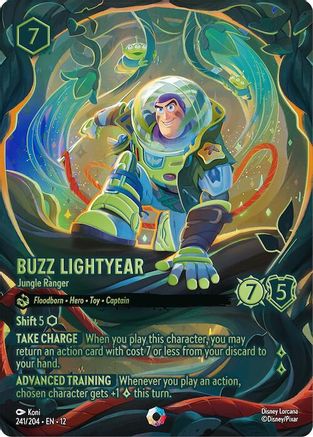 Buzz Lightyear - Jungle Ranger (Iconic) (241/204) [Wilds Unknown] Holofoil - Deck Out Gaming
