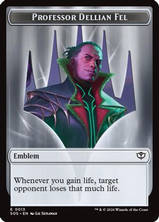 Professor Dellian Fel  // Pest (0008) Double-Sided Token (13) [Secrets of Strixhaven] - Deck Out Gaming