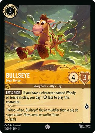 Bullseye - Loyal Horse (17/204) [Wilds Unknown] Cold Foil - Deck Out Gaming