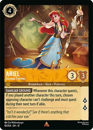Ariel - Curious Traveler (18/204) [Wilds Unknown] - Deck Out Gaming