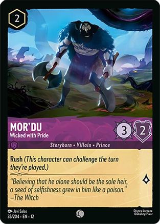 Mor'du - Wicked with Pride (35/204) [Wilds Unknown] - Deck Out Gaming