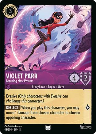 Violet Parr - Learning New Powers (48/204) [Wilds Unknown] Cold Foil - Deck Out Gaming