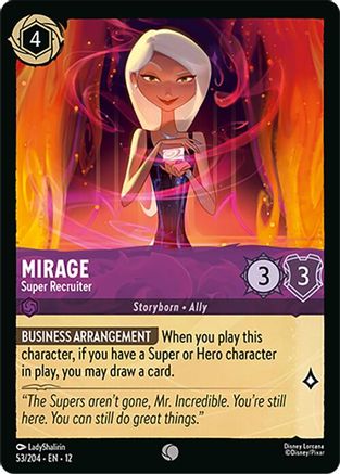 Mirage - Super Recruiter (53/204) [Wilds Unknown] Cold Foil - Deck Out Gaming