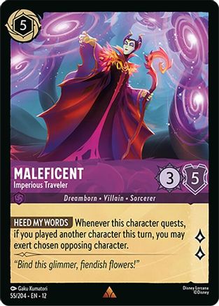 Maleficent - Imperious Traveler (55/204) [Wilds Unknown] - Deck Out Gaming