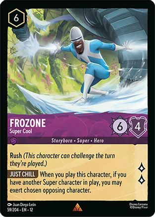 Frozone - Super Cool (59/204) [Wilds Unknown] - Deck Out Gaming
