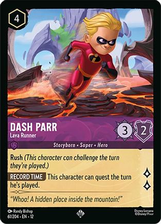 Dash Parr - Lava Runner (61/204) [Wilds Unknown] Cold Foil - Deck Out Gaming