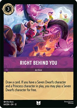 Right Behind You (64/204) [Wilds Unknown] Cold Foil - Deck Out Gaming