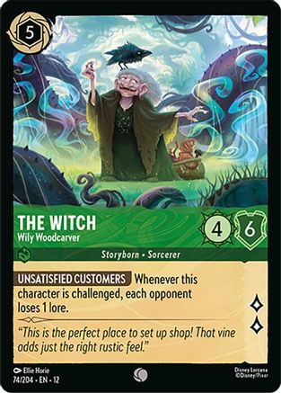 The Witch - Wily Woodcarver (74/204) [Wilds Unknown] Cold Foil - Deck Out Gaming