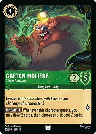 Gaetan Moliere - Clever Burrower (80/204) [Wilds Unknown] - Deck Out Gaming