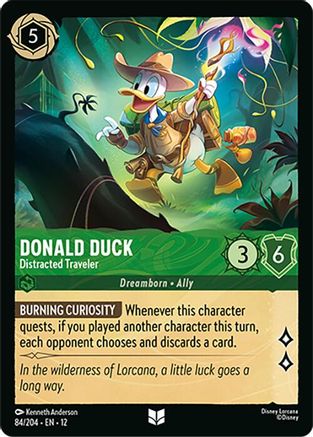 Donald Duck - Distracted Traveler (84/204) [Wilds Unknown] - Deck Out Gaming