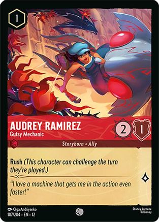 Audrey Ramirez - Gutsy Mechanic (107/204) [Wilds Unknown] - Deck Out Gaming