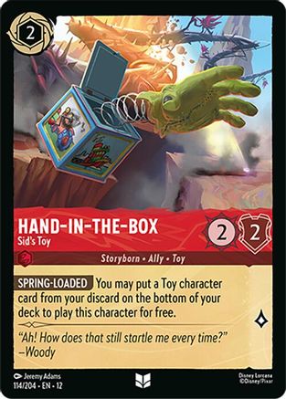 Hand-in-the-Box - Sid's Toy (114/204) [Wilds Unknown] - Deck Out Gaming